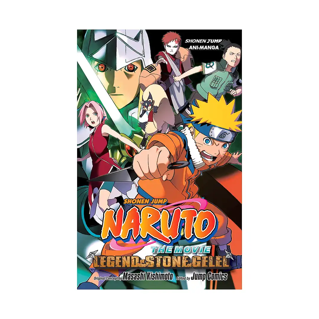 9781421519159 Naruto the Movie Ani-Manga: Legend of the Stone of Gelel (Manga) Volume 02