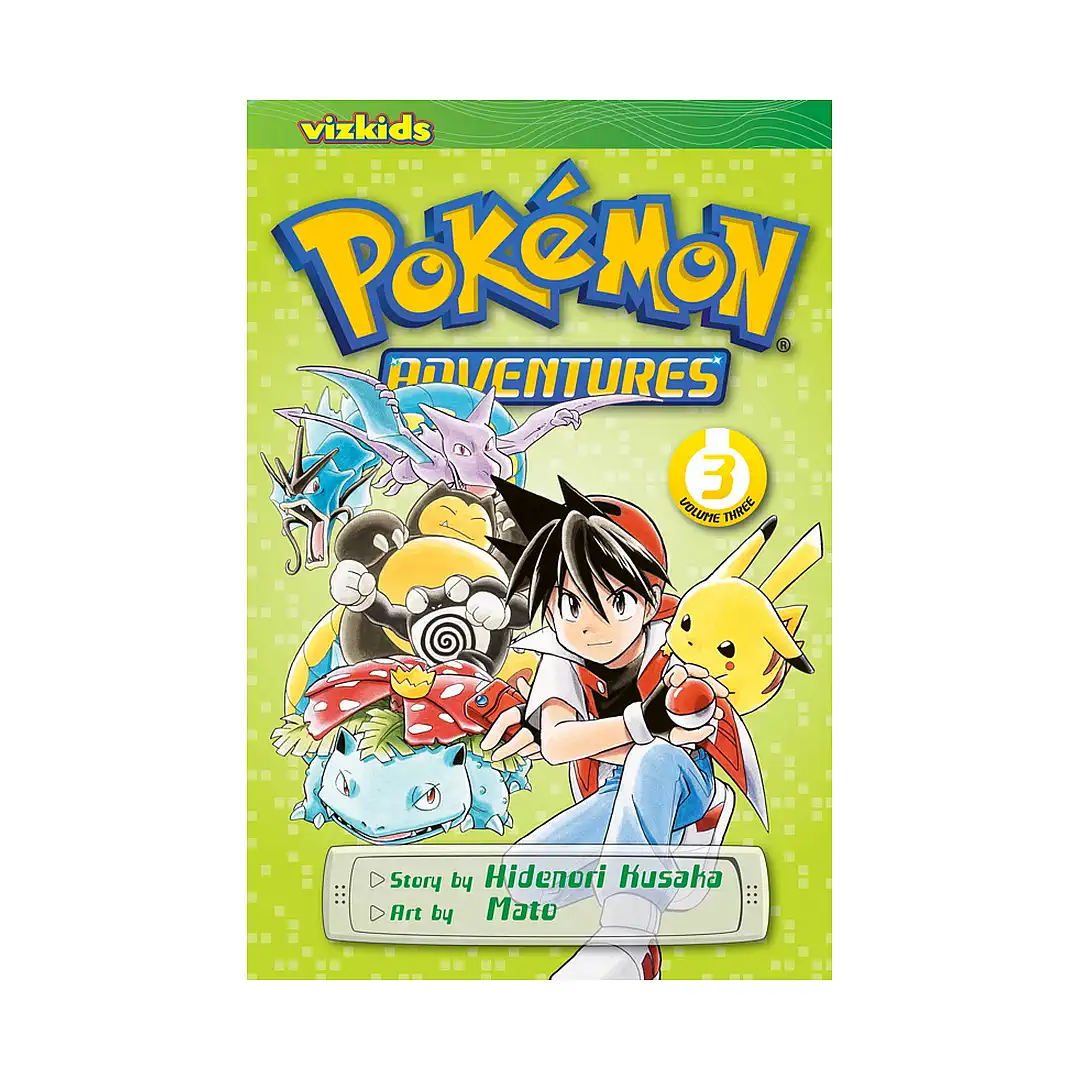 9781421530567 Pokemon Adventures: #03 Red and Blue (Manga) Volume 03