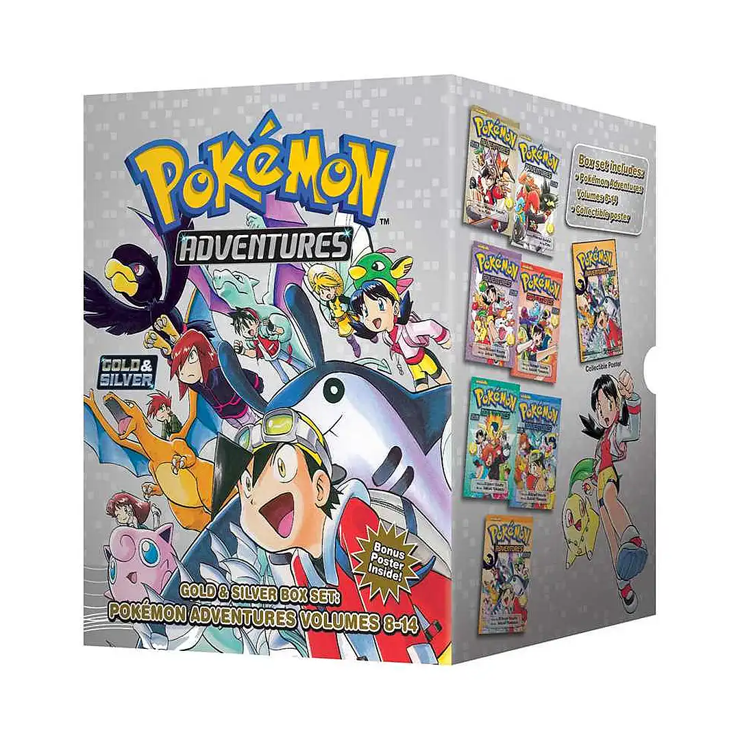 9781421550077 Pokemon Adventures Gold & Silver: Box Set 02