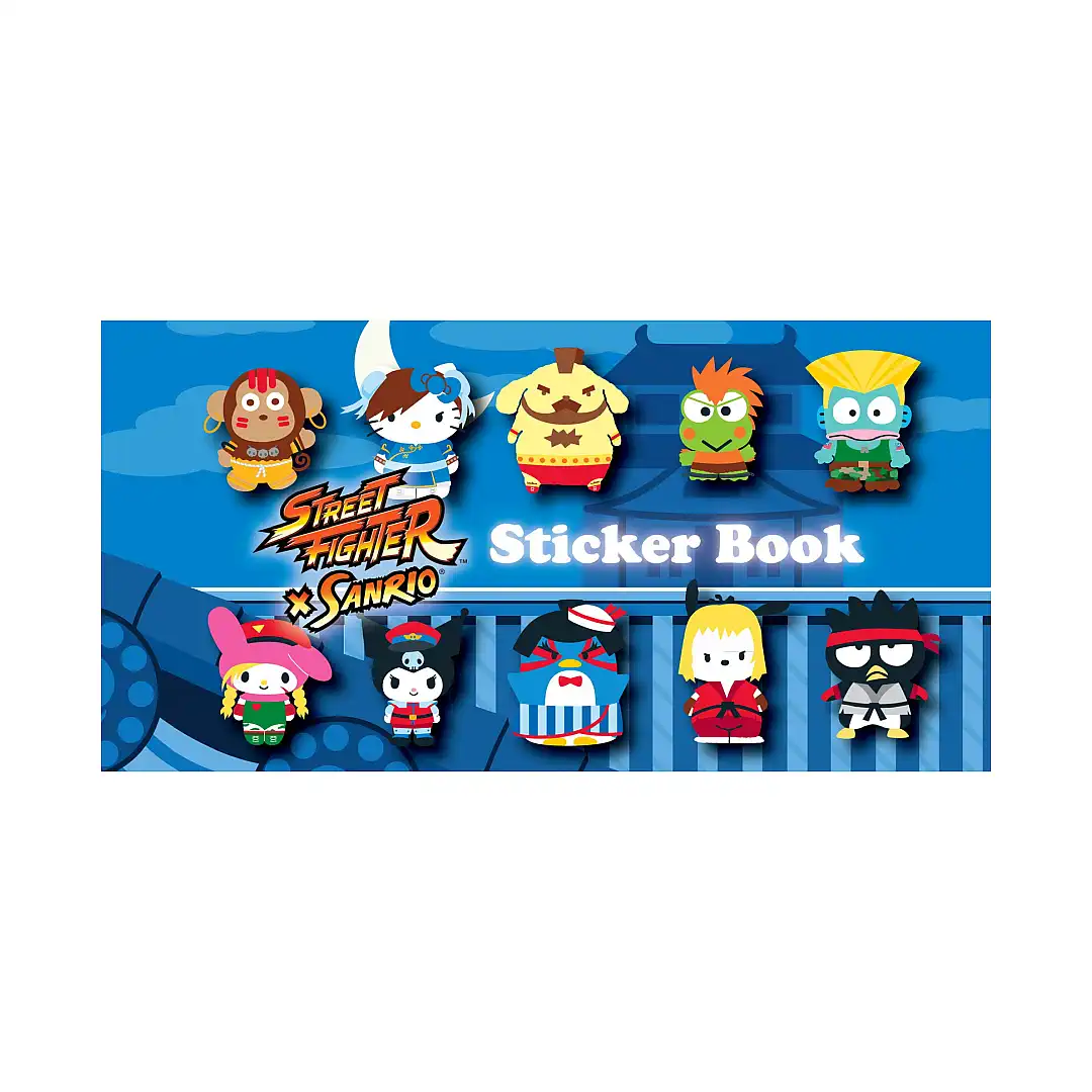 9781421553689 Street Fighter X Sanrio Sticker Book (Activity Book)
