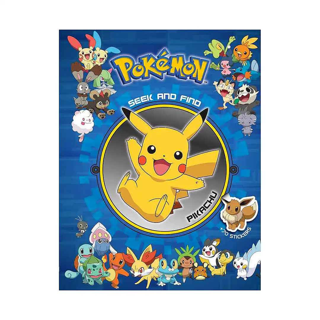 9781421598130 Pokemon Seek and Find: Pikachu (Activity Book)