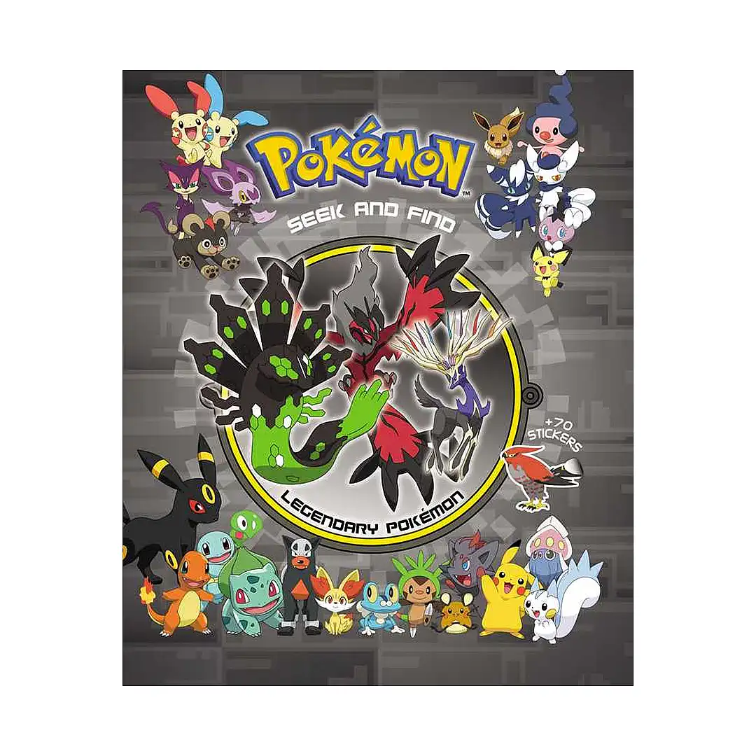 9781421598147 Pokemon Seek and Find: Legendary Pokemon (Activity Book)