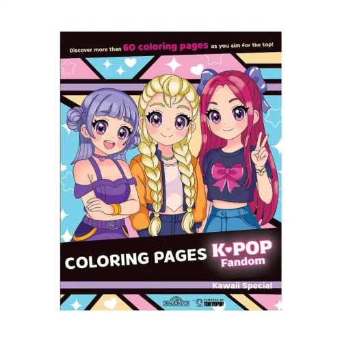 9781427888648 K-Pop Fandom Coloring Pages: Kawaii Special (Activity Book)