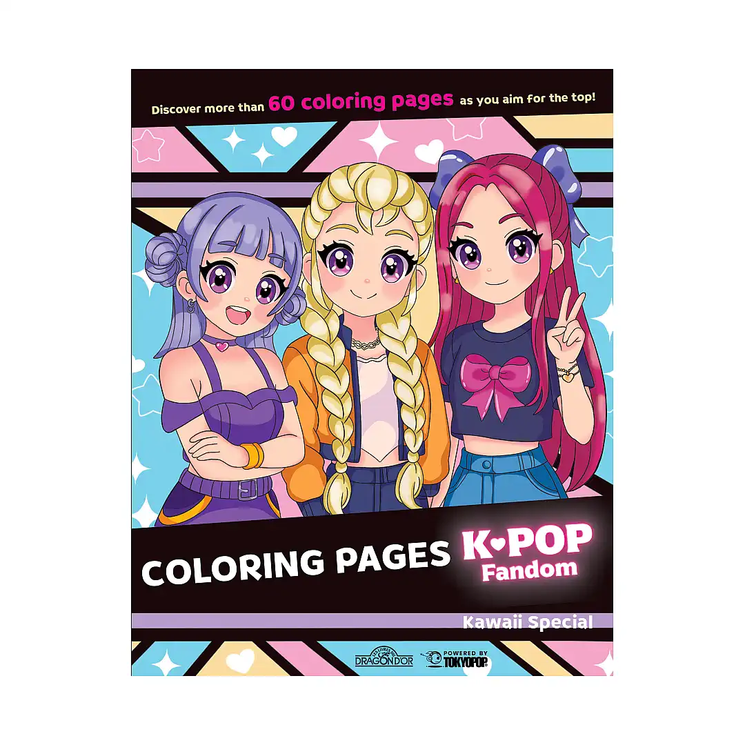 K-Pop Fandom Coloring Pages: Kawaii Special (Activity Book)