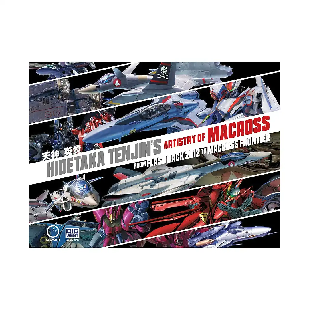 9781772942491 Hidetaka Tenjin's Artistry of Macross: From Flash Back 2012 to Macross Frontier (Illustration Book)