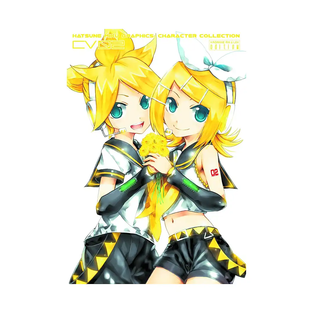 Hatsune Miku Graphics: Character Collection CV02 - Kagamine Rin & Len Edition (Illustration Book)