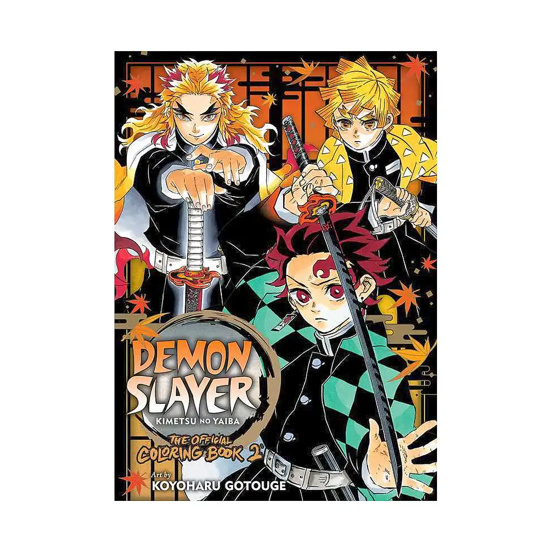 Demon Slayer: Kimetsu No Yaiba: The Official Coloring Book (Activity Book) Volume 02