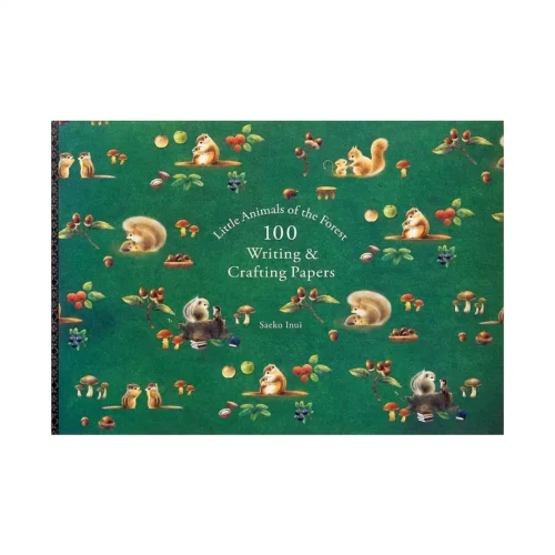 Little Animals of the Forest 100 Writing & Crafting Papers (Illustration Book)