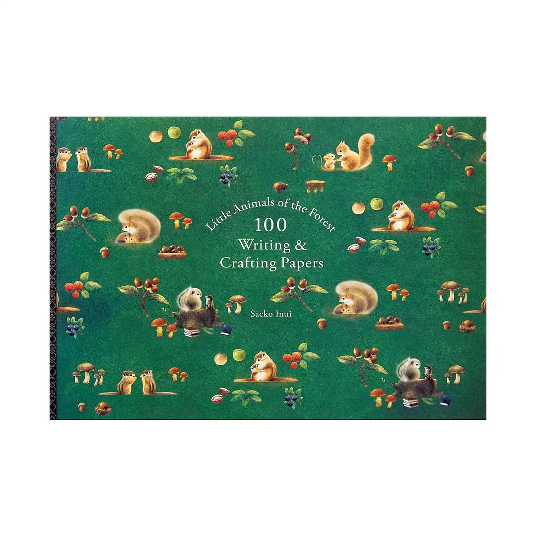 9784756259318 Little Animals of the Forest 100 Writing & Crafting Papers (Illustration Book)